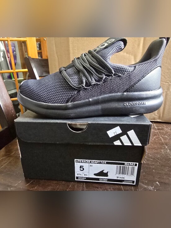 adidas Other - adidas Men's Lite Racer Adapt 7.0K Black Athletic Sneakers